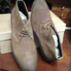 Joseph Abboud Chukka Boots Tan Suede Sz10D $69.
